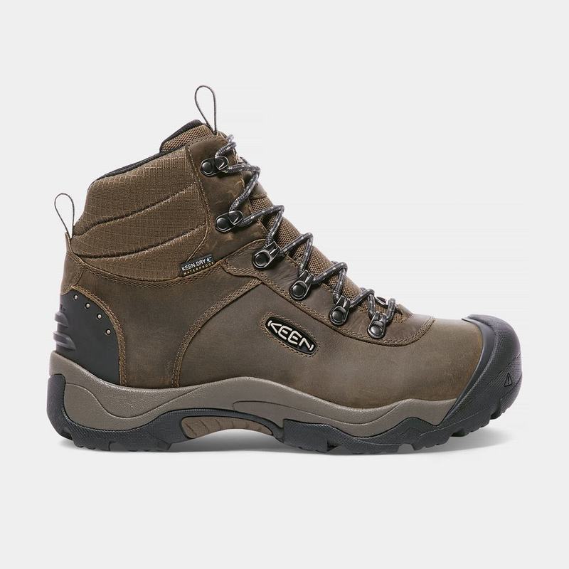 Keen Revel III Mens Hiking Boots Dark Brown NZ Sale (6135-LJBRV)